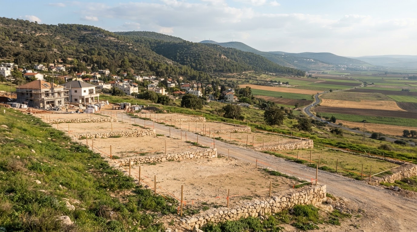 מכרז רמת ישי: 1.55 מיליון ש"ח קרקע ליחידת דיור — יותר מדירה גמורה במגדל העמק